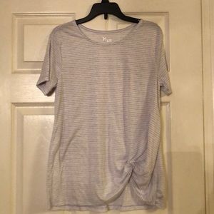 Striped crew neck shirt